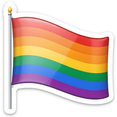 gay man flag sticker