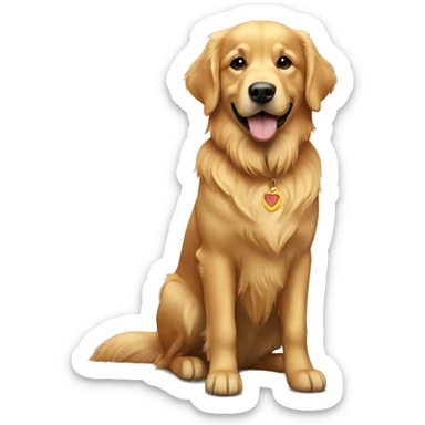 Golden Retriever Golden  sticker