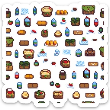 picnic in the park sticker