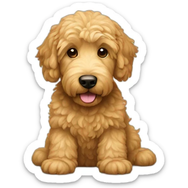 golden doodle sticker