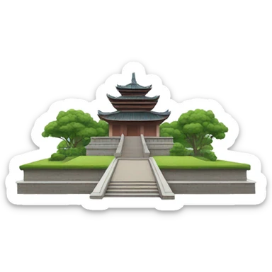 Jakarta national monument sticker