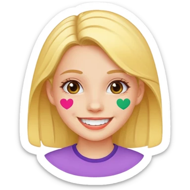 Stikers of girl sticker