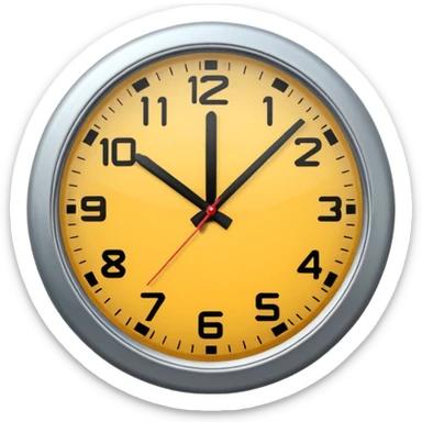 alas 2 de la tarde pm reloj sticker