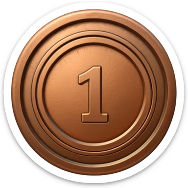Bronze level 1 paid subscription badge sticker
