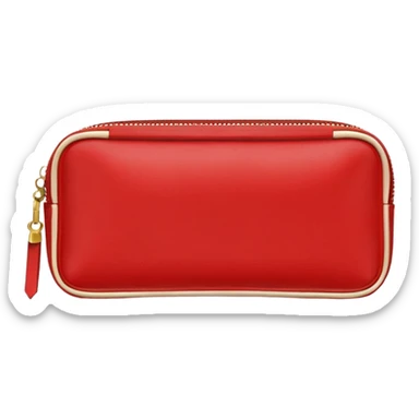 red pencilcase sticker
