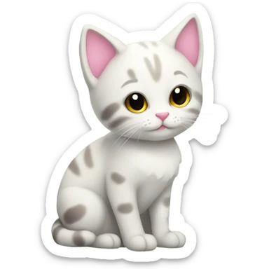 sweetie spring cat sticker