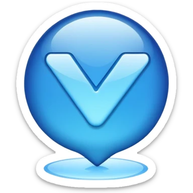 Verified blue tik emoji sticker
