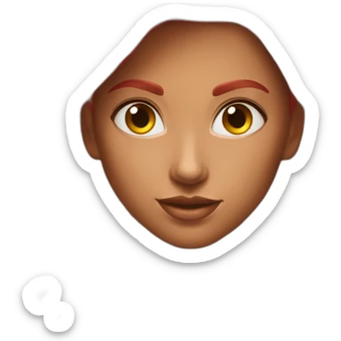 fit woman abs biceps red hair sticker