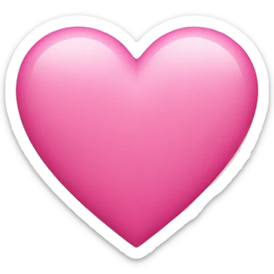 pink heart sticker