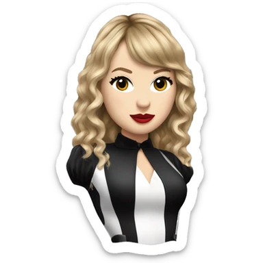 Taylor swift in her eras tour reputation outfit sticker