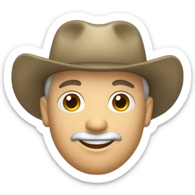 Un fermier dans une ferme sticker