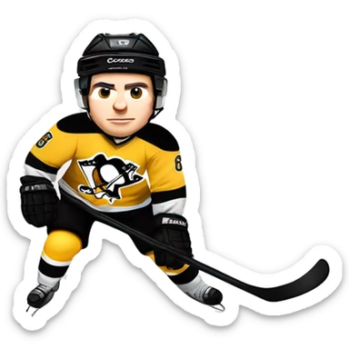 sidney crosby qui joue au hockey  sticker