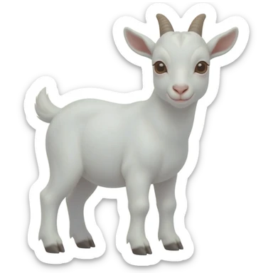 Baby goat sticker