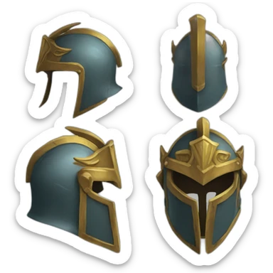 rune full helm sticker
