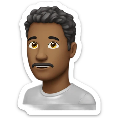 Chat pas de poil sticker