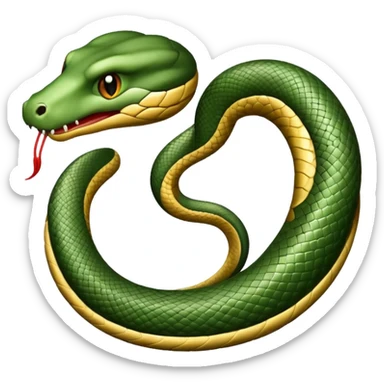  snake ouroboros  sticker