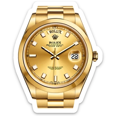 Rolex day date sticker