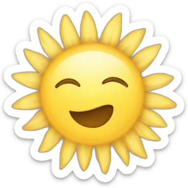 may the sun shine sticker