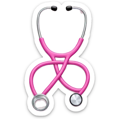 pink stethoscope  sticker