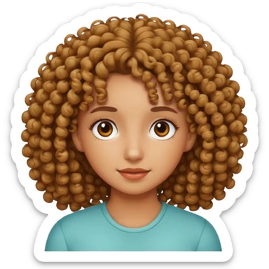 دختر موفرفری sticker