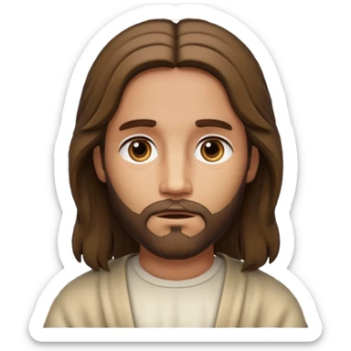 Jesus peaking thru blinds sticker