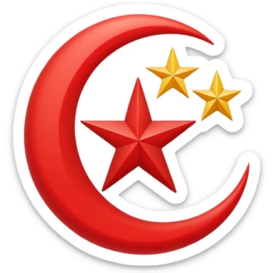 Kuzey kıbrıs bayrağı sticker