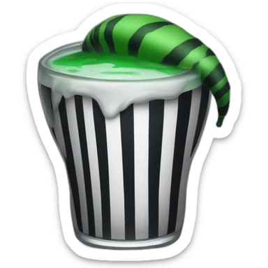 Beetlejuice drink beer sticker