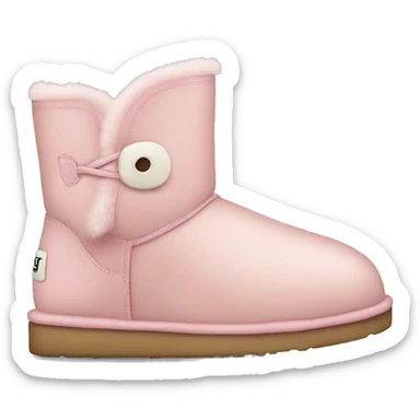 light pink uggs sticker