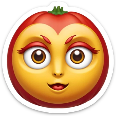 Uma raposa vermelha e uma raposa branca sentadas uma do lado da outra sticker