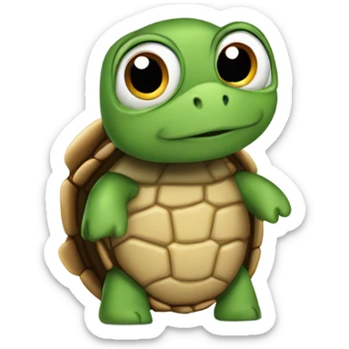 turtle in turtleneck sticker