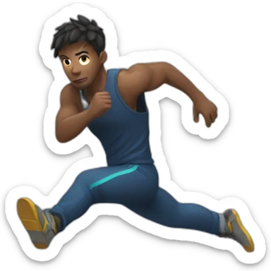 Athlète de Parkour sticker