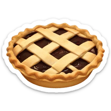 Pie sticker