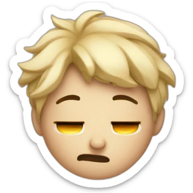 TIRED AND EXHAUSTED sticker