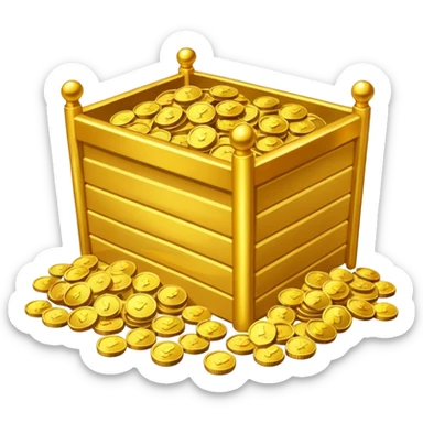 Stalls with Coins  sticker