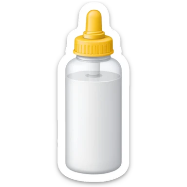 Glue bottle sticker