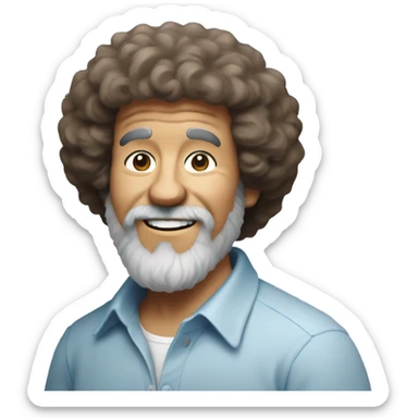 bob ross sticker