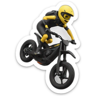 Wheelie on a surron sticker
