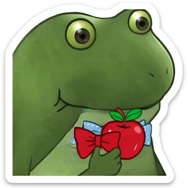 Cherry bowtie sticker