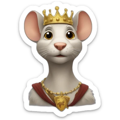 The king of rats sticker