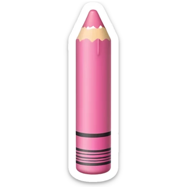 Pink crayola crayon 🖍️  sticker