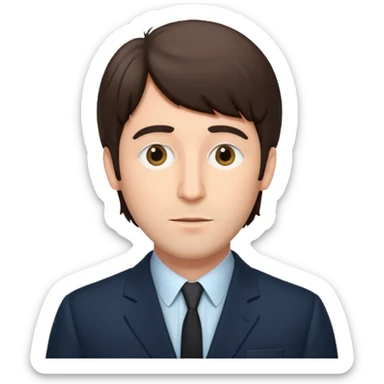 The Beatles member sticker