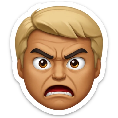 Bardella qui est énervé  sticker