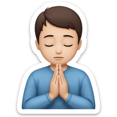 praying sticker