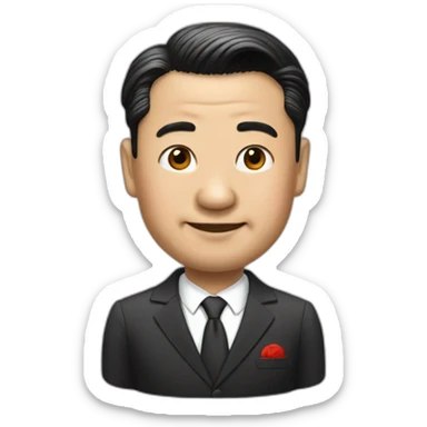 President Xi sticker