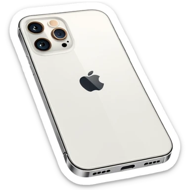 White iphone 12 pro max sticker