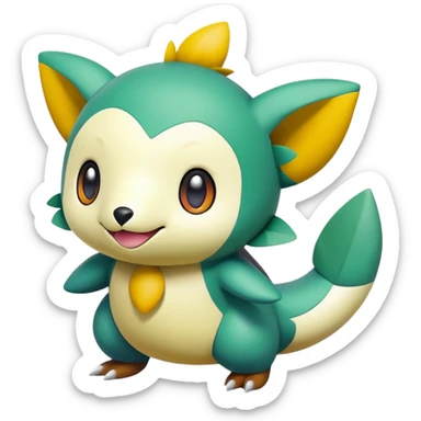 Tepig-Oshawott-Snivy-hybrid sticker