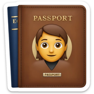 brown passaport sticker