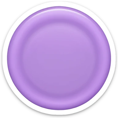 Light purple circle sticker