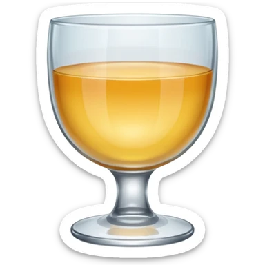 empty cup glass sticker