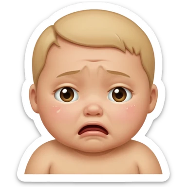 baby cry sticker